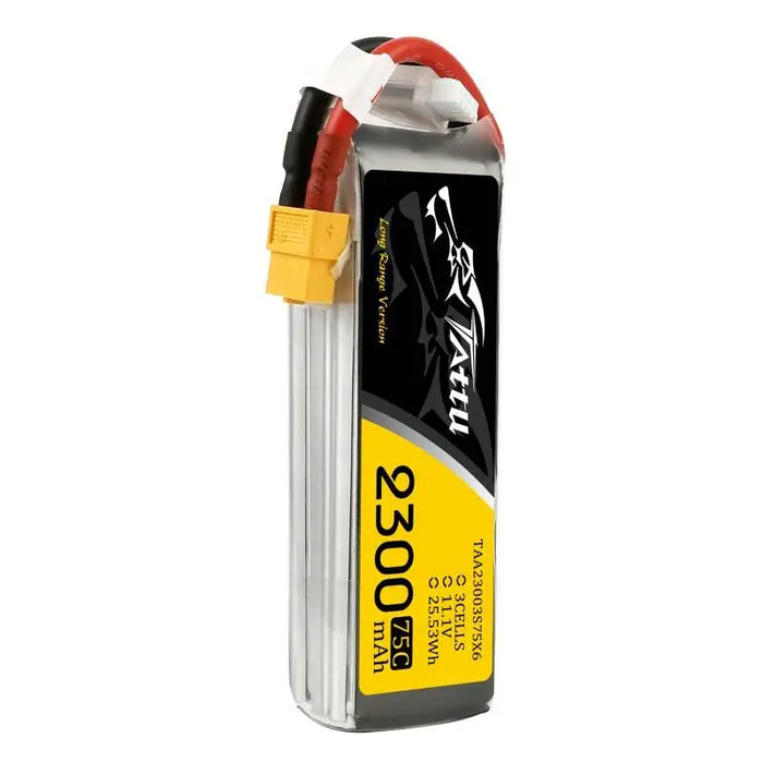 Battery Pack TATTU 2300mAh 11.1V 75C 3S1P Lipo with XT60 - Lithium and NiMH<<<Batteries<<<RC models<<<InnproXML