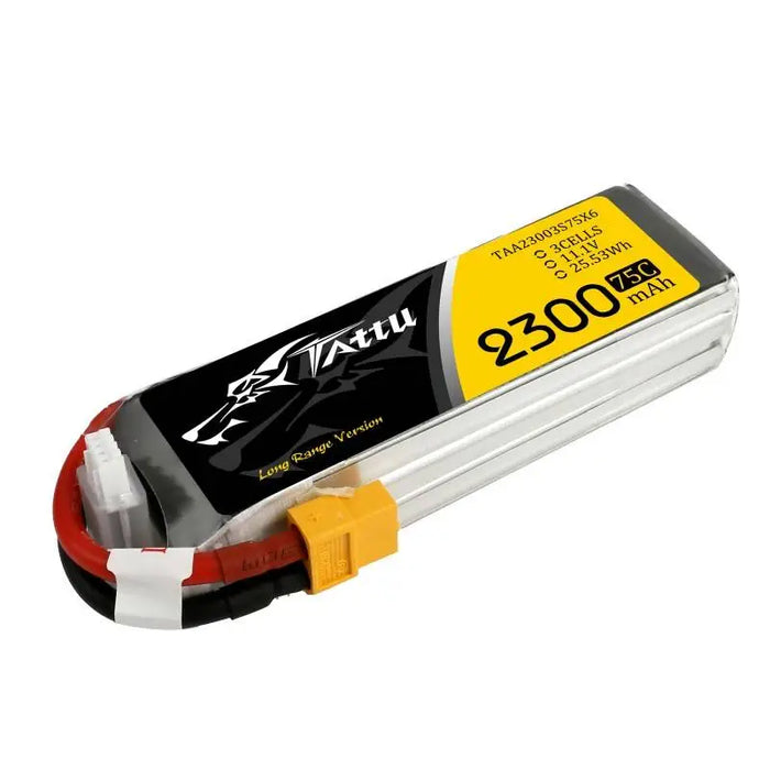 Battery Pack TATTU 2300mAh 11.1V 75C 3S1P Lipo with XT60 - Lithium and NiMH<<<Batteries<<<RC models<<<InnproXML