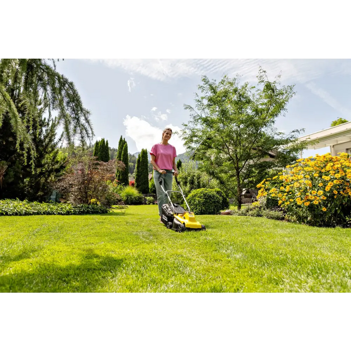 Battery-powered lawnmower KARCHER LMO 2-18 (1.445-400.0) Black Yellow - MowersNAK-KOS<<<Cordless toolsNAK<<<ActionPL