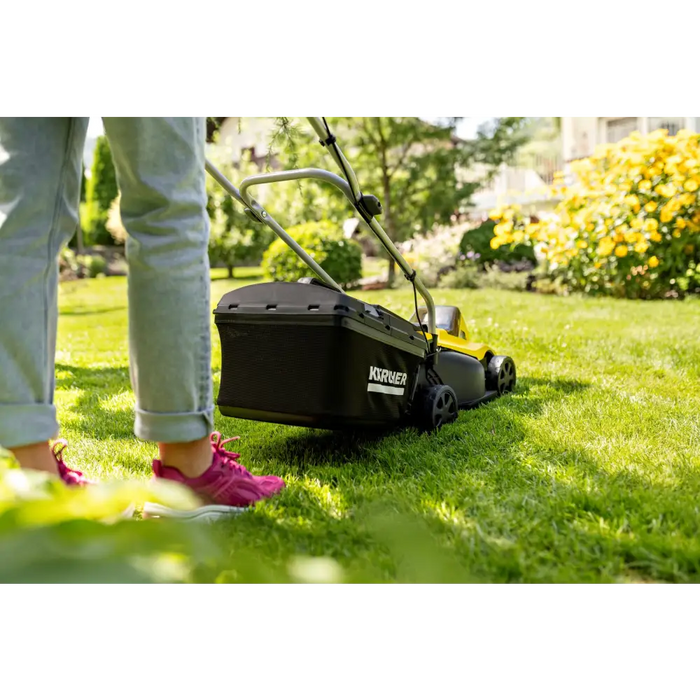 Battery-powered lawnmower KARCHER LMO 2-18 (1.445-400.0) Black Yellow - MowersNAK-KOS<<<Cordless toolsNAK<<<ActionPL