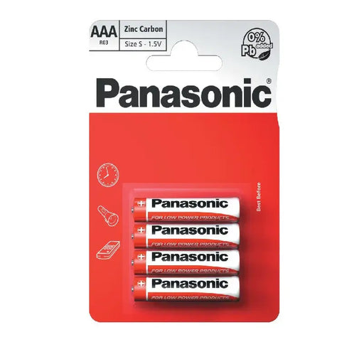 BATTERY R03RZ/4BP PANASONIC - Батерии<<<Батерии и зарядни устройства<<<AmperelB2B