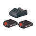 BATTERY SET BOSCH PROFESSIONAL GSR 185 + GDR180 18 V NUMBER OF BATTERIES 2 2.00 Ah - Акумулаторни