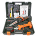 BATTERY SET MINI SAW AND VINE SCISSORS PREMIUM 21 V NUMBER OF BATTERIES 2 2.00 Ah BAR LENGTH 15.00 cm - Акумулаторни