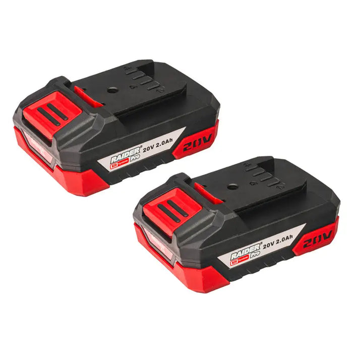 BATTERY SET RAIDER PRO RDP-PCD20&PBIW20 20 V NUMBER OF BATTERIES 2 2.00 Ah CASE - Акумулаторни комплекти<<<Инструменти