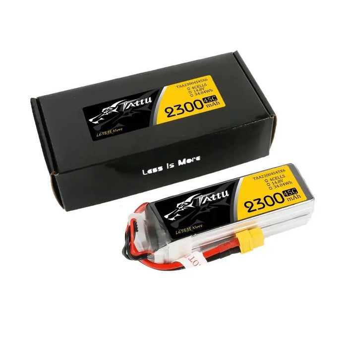 Battery Tattu 2300mAh 14,8V 75C 4S1P XT60 - Lithium and NiMH<<<Batteries<<<RC models<<<InnproXML