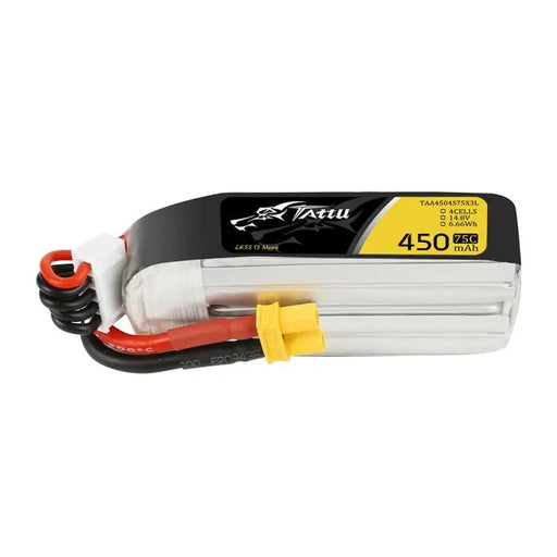Battery Tattu 450mAh 14,8V 75C 4S1P Long - Lithium and NiMH<<<Batteries<<<RC models<<<InnproXML