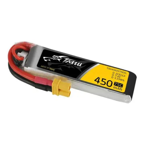 Battery Tattu 450mAh 7.4V 75C 2S1P Long XT30 - Lithium and NiMH<<<Batteries<<<RC models<<<InnproXML