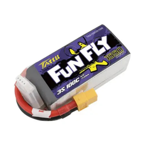 Battery Tattu Funfly 1550mAh 11,1V 100C 3S1P - Lithium and NiMH<<<Batteries<<<RC models<<<InnproXML