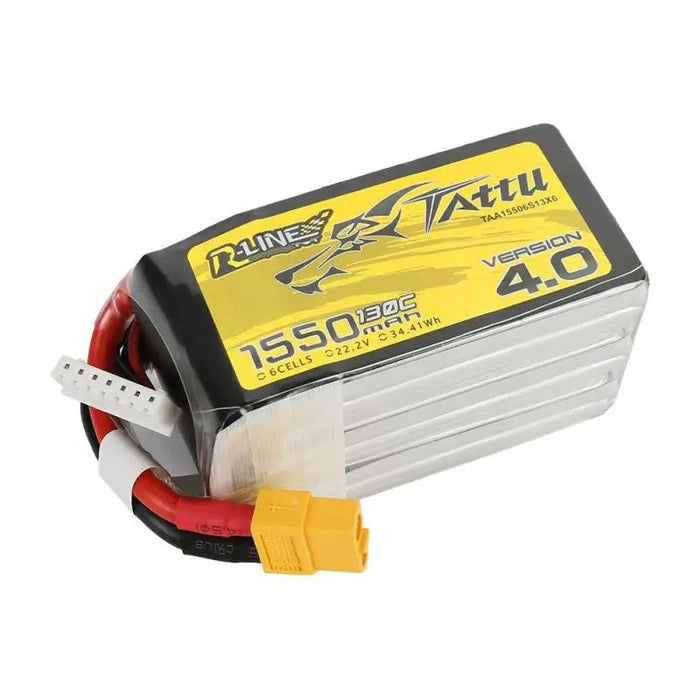 Battery Tattu R-Line 4.0 1550mAh 22.2V 130C 6S1P XT60 - Lithium and NiMH<<<Batteries<<<RC models<<<InnproXML