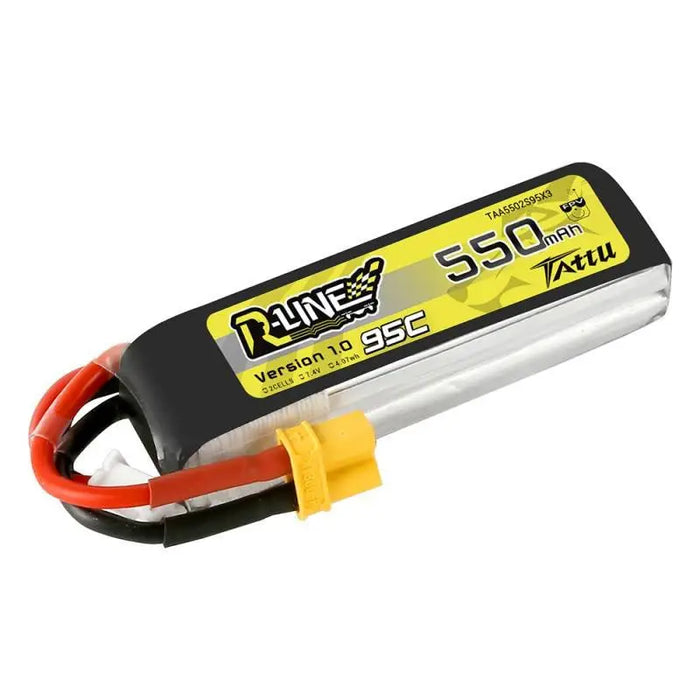 Battery Tattu R-Line 550mAh 7.4V 95C 2S1P XT30 - Lithium and NiMH<<<Batteries<<<RC models<<<InnproXML