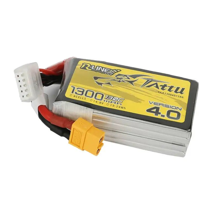 Battery Tattu R-Line Version 4.0 1300mAh 14,8V 130C 4S1P XT60 - Lithium and NiMH<<<Batteries<<<RC models<<<InnproXML