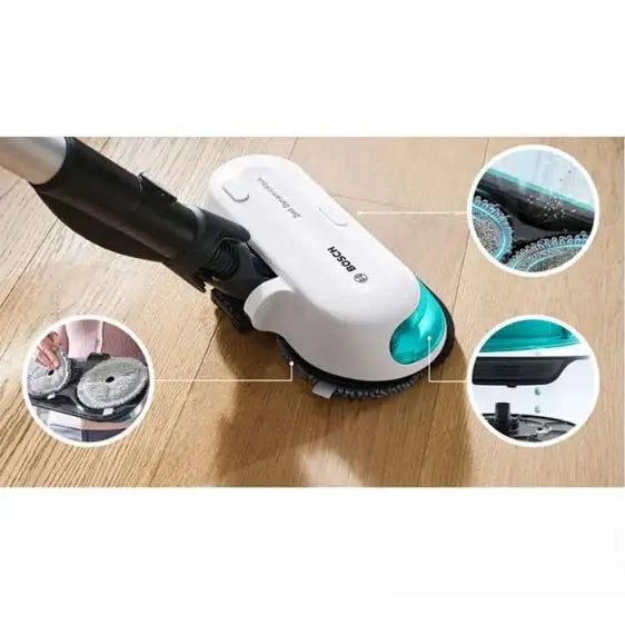 Battery vacuum cleaner BOSCH Unlimited 7 ProHygienic Aqua White BCS71HYG2 - Прахосмукачки<<<BOSCH дребна