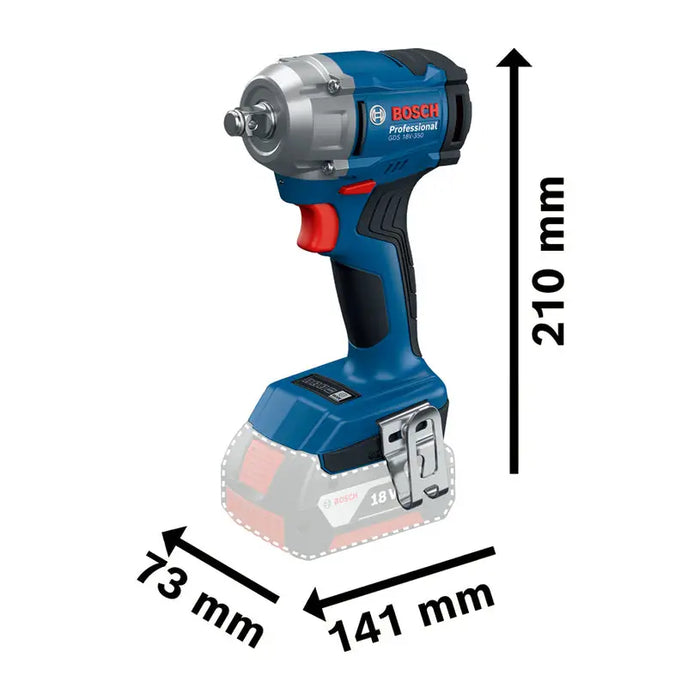 BATTERY WRENCH BOSCH PROFESSIONAL GDS 18V-350 18 V 18 V 350.00 nm 350.00 nm WITHOUT BATTERY AND CHARGER WITHOUT BATTERY