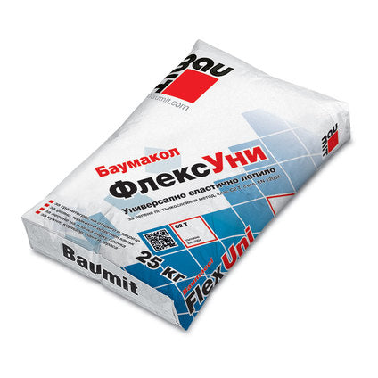 TILE ADHESIVE BAUMIT BAUMACOL FLEXUNI GRAY