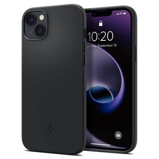 Spigen Silicone Fit Mag Case with MagSafe for iPhone 14 Plus - Black - Cell phone cases and covers<<<HurtelXML