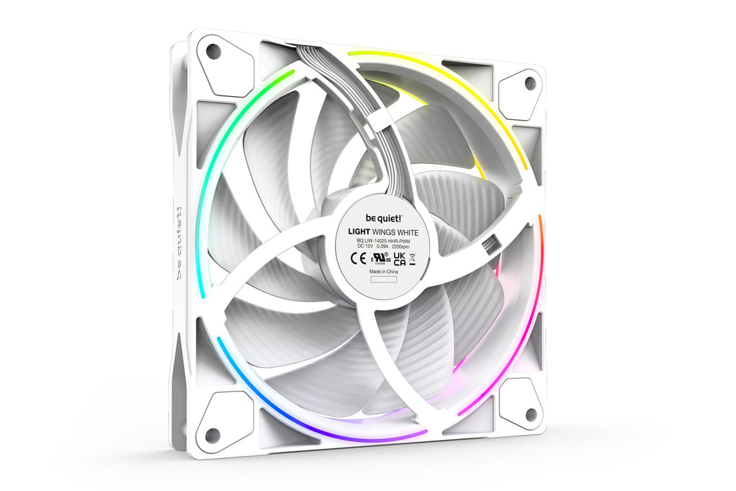 be quiet! Light Wings White | 140mm PWM high-speed Triple-Pack Computer case Fan 14 cm 3 pc(s)