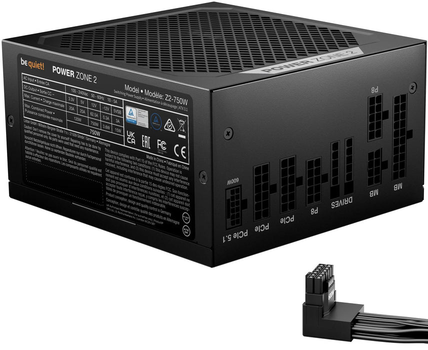 Power supply Be Quiet! BP006EU ATX 750 W RoHS CE 80 PLUS Platinum WEEE BSMI CB