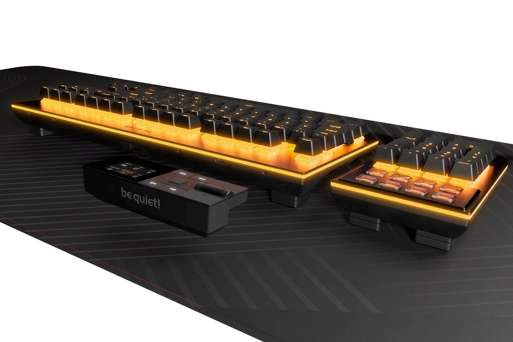 be quiet! Dark Mount Silent Tactile US ANSI keyboard Gaming USB QWERTY US English Black