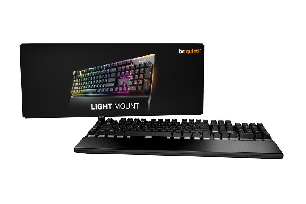 be quiet! Light Mount Silent Linear US ANSI keyboard Gaming USB QWERTY US English Black