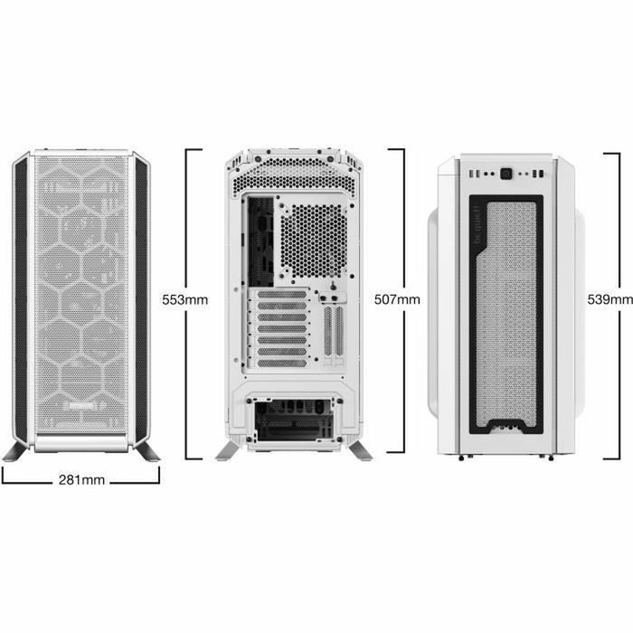 ATX Semi-tower Box Be Quiet! White