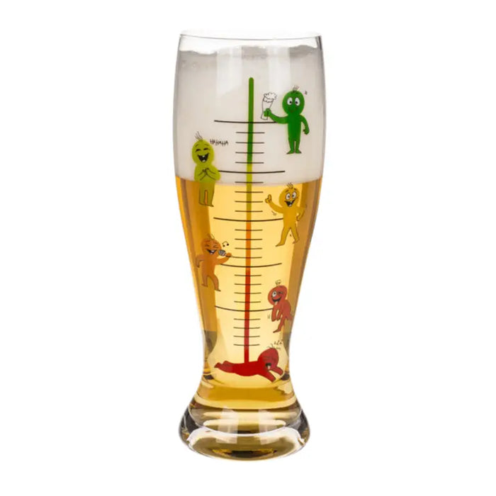 BEER GLASS XXL STAGES OF DRINKING 1300 ML OUT OF THE BLUE - Сервизи чаши и чинии<<<Домашни потреби<<<Кухня<<<Praktiker