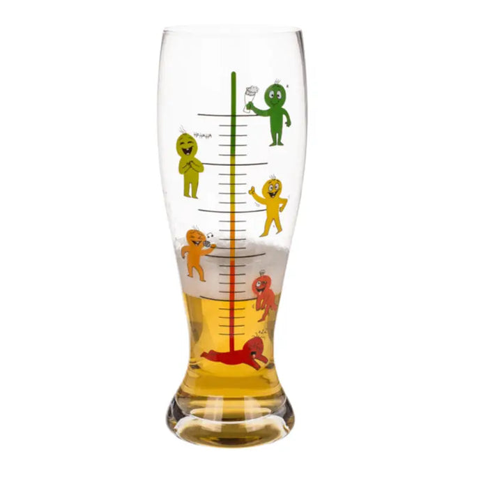 BEER GLASS XXL STAGES OF DRINKING 1300 ML OUT OF THE BLUE - Сервизи чаши и чинии<<<Домашни потреби<<<Кухня<<<Praktiker