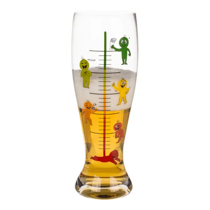 BEER GLASS XXL STAGES OF DRINKING 1300 ML OUT OF THE BLUE - Сервизи чаши и чинии<<<Домашни потреби<<<Кухня<<<Praktiker