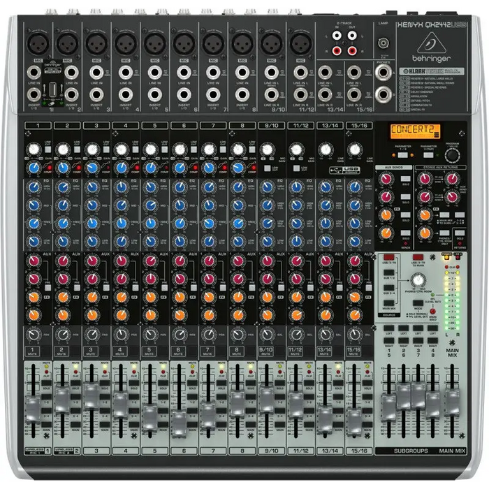Behringer QX2442USB audio mixer 24 channels - Mixing consolesNGL-KMI<<<Sound systemNGL<<<ActionPL
