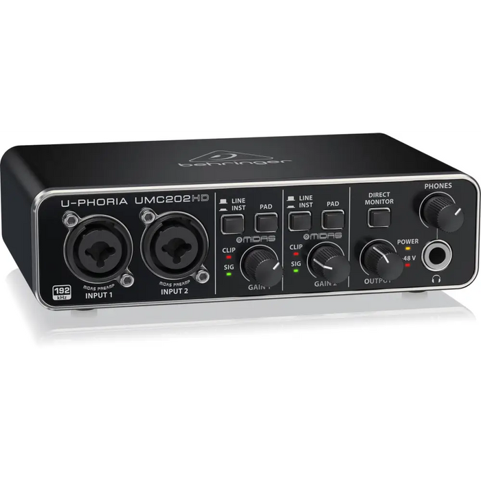 Behringer UMC202HD recording audio interface - InterfacesIKL-INT<<<TastaturenIKL<<<ActionPL