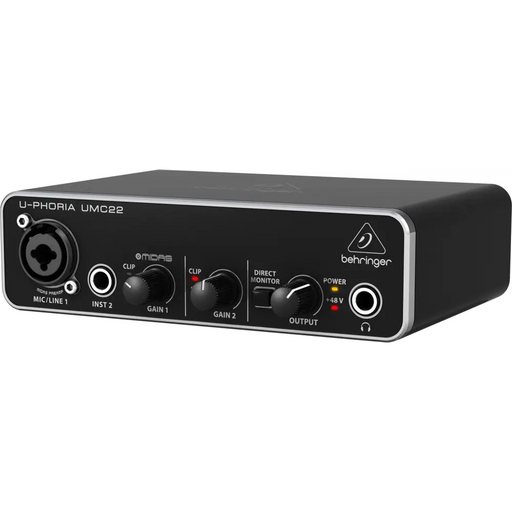 Behringer UMC22 supplementary music equipment Concert/Studio Pre-amp - InterfacesIKL-INT<<<TastaturenIKL<<<ActionPL