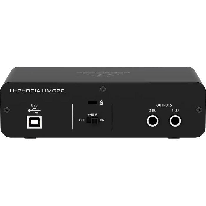 Behringer UMC22 supplementary music equipment Concert/Studio Pre-amp - InterfacesIKL-INT<<<TastaturenIKL<<<ActionPL