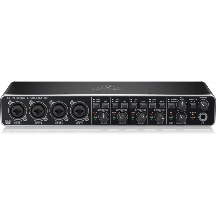 Behringer UMC404HD recording audio interface