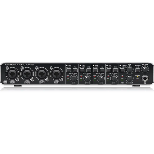 Behringer UMC404HD recording audio interface