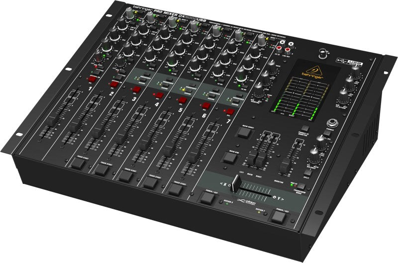 Behringer DX2000USB - professional 7-Channel DJ Mixer with INFINIUM 'Contact-Free' VCA Crossfader and USB/Audio Interface
