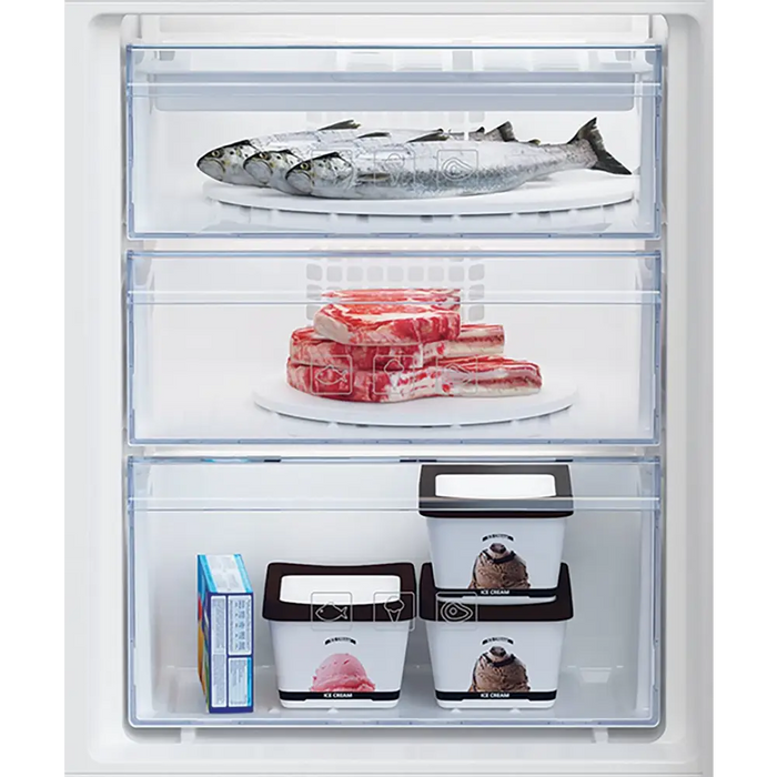 Beko BCSA285K4SN fridge-freezer Built-in 271 L E White - Built-in refrigerators and freezers