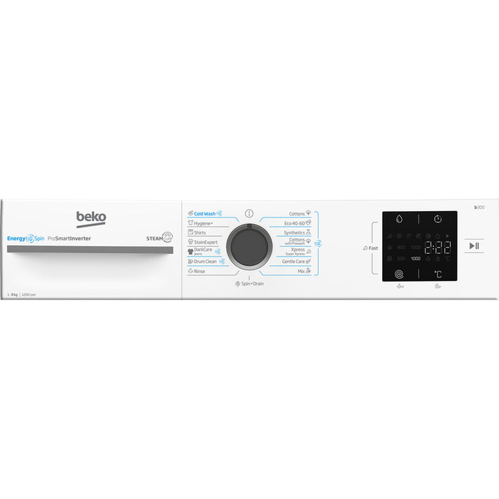 Washing machine BEKO BM3WFSU 38213 WA 8.0 kg, 1200 rpm, INVERTER MOTOR