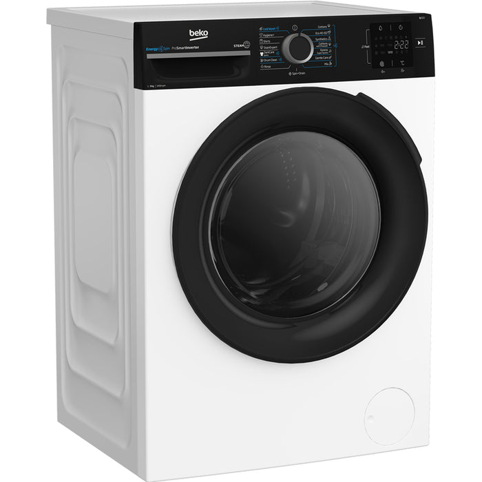 Washing machine BEKO BM3WFSU 39413 WPBB1 9.0 kg, 1400 rpm, INVERTER MOTOR