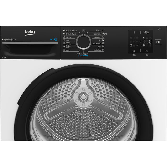 Dryer BEKO BM3T 3924 WBB CONDENSING WITH THERMAL PUMP, 9.0 kg