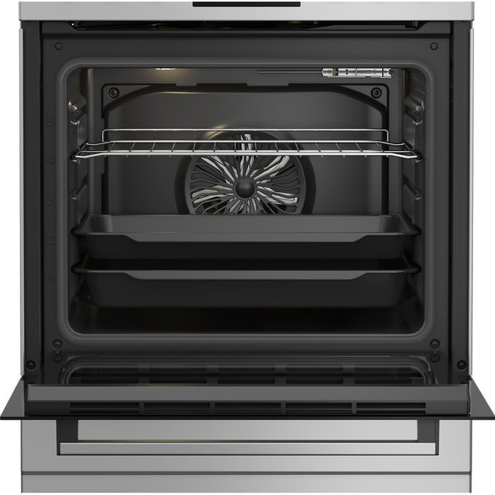 Combined stove BEKO FBE 64320 SDN/GAS A, 2 GAS AND 2 ELECTRIC, IGNITION BUTTON, ELECTRONIC TIMER