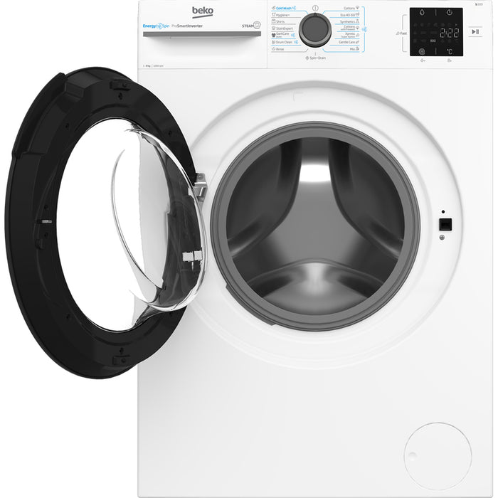 Washing machine BEKO BM3WFSU 38013 WA 8.0 kg, 1000 rpm, INVERTER MOTOR