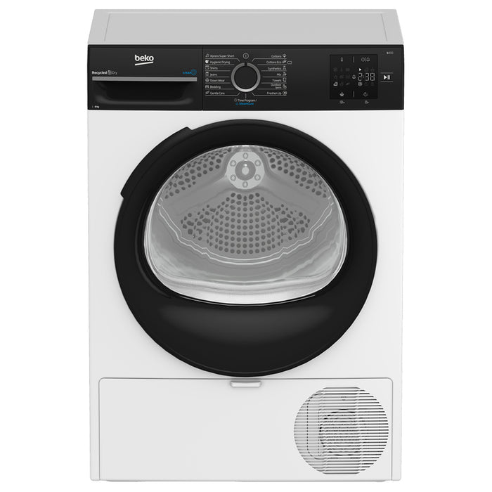 Tumble dryer BEKO BM3T 38239 WBB CONDENSING WITH HEAT PUMP, 8.0 kg