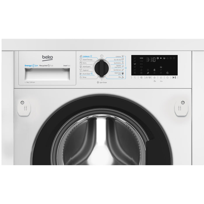 Built-in washing machine BEKO B3WBT 671415 W 7.0 kg, 1200 rpm, INVERTER MOTOR