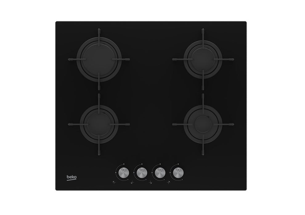 Beko HILG 64220 S hob Black Built-in Gas 4 zone(s)