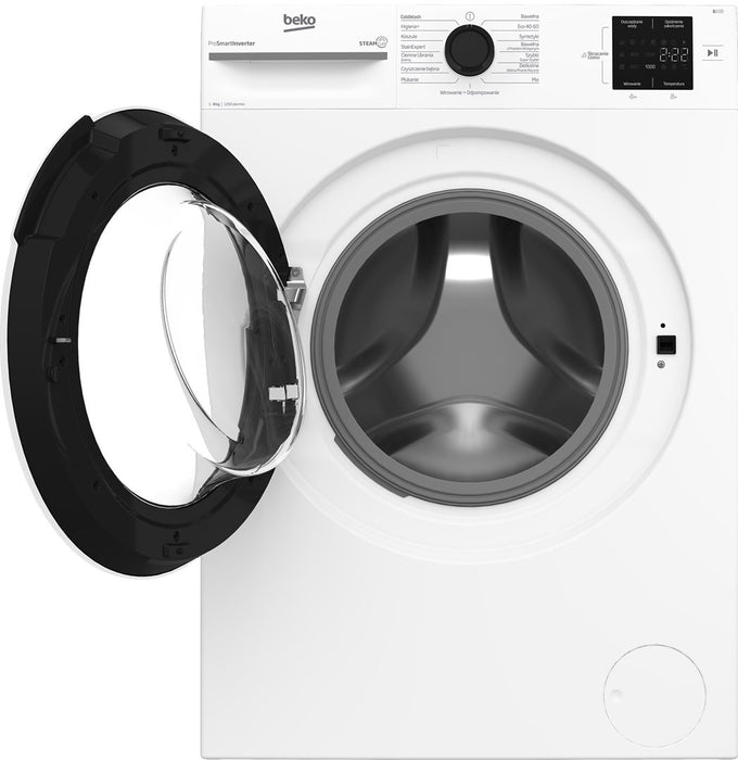 BEKO BM1WFU38225WW washing machine b100 8kg 1200 rpm AquaWave White