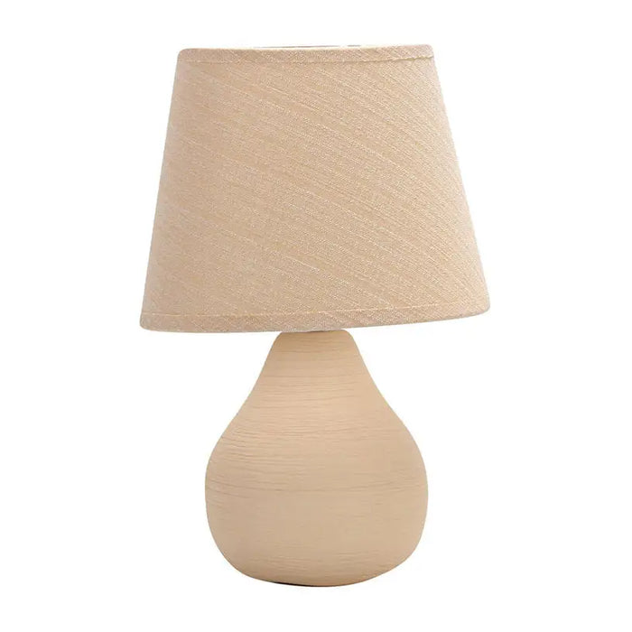 BELIGHT TABLE LAMP 40W E14 BEIGE - Настолни лампи<<<Вътрешно осветление<<<Мебели и интериор<<<Praktiker&&&Настолни