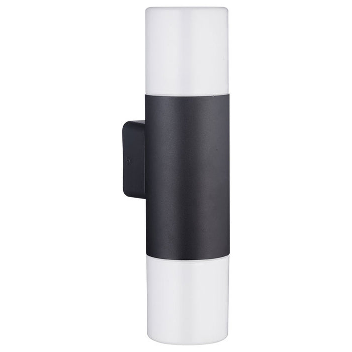 GARDEN WALL LIGHT E27 33CM ALUMINUM BLACK BELIGHT