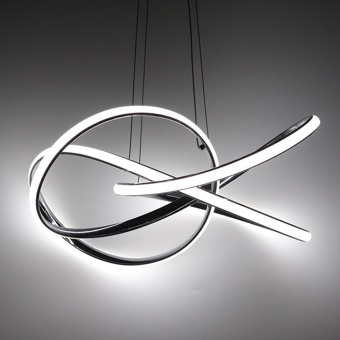 LED PENDANT 45W 3420LM 4000K CHROME BELIGHT