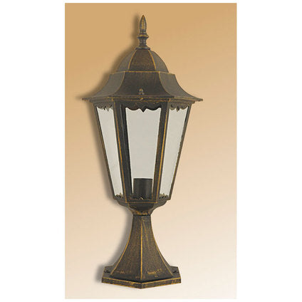 GARDEN LANTERN STANDING 50CM E27 YELLOW PATINA BELIGHT
