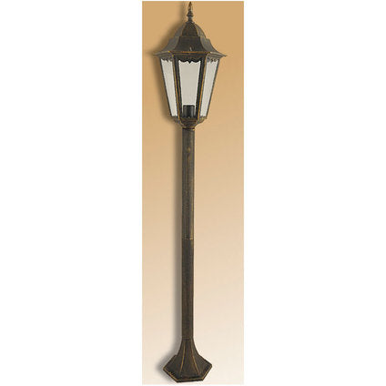 GARDEN LANTERN STANDING 100CM E27 YELLOW PATINA BELIGHT
