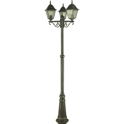 TRIPLE LANTERN 200CM SILVER PATINA 3XE27 BELIGHT
